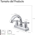 thumbnail image 4 of Llave Mezcladora Lavabo Doble Comando Solvex, 4 of 6