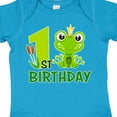 thumbnail image 4 of Inktastic 1st Birthday Prince Frog Boys Baby Bodysuit, 4 of 5