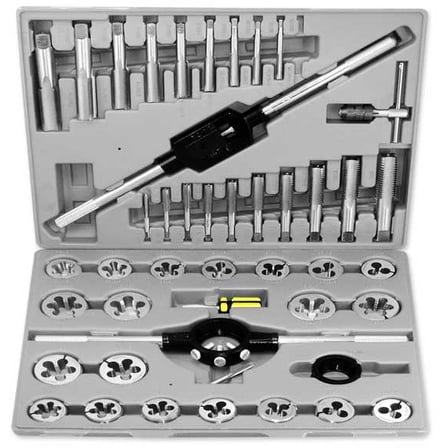 45 Piece Large Standard Tap & Die Tool Set