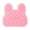 Pink, variant on Silicone Foot Scrubber Mat, Antiskid Shower Massage Pad for Deep Cleaning & Exfoliation, Gray TPR, 12.8" x 12" (Light Blue)