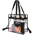 thumbnail image 2 of SUSHANG Clear Bags Stadium Approved Clear Tote Bag with Zipper Closure Crossbody Messenger Shoulder Bag with Adjustable Strap, 2 of 5