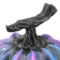 thumbnail image 3 of 7" Purple Galaxy Pumpkin Décor, 3 of 5