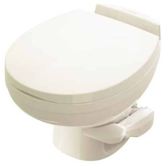 Thetford Aqua Magic Residence RV Low Profile Travel Toilet, Bone