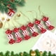 thumbnail image 4 of Naiovety 6 piezas versátiles y decoraciones para árboles de Navidad colgante de caramelo inastillable para varios usos fáciles Kits de decoración para fiestas, 4 of 6