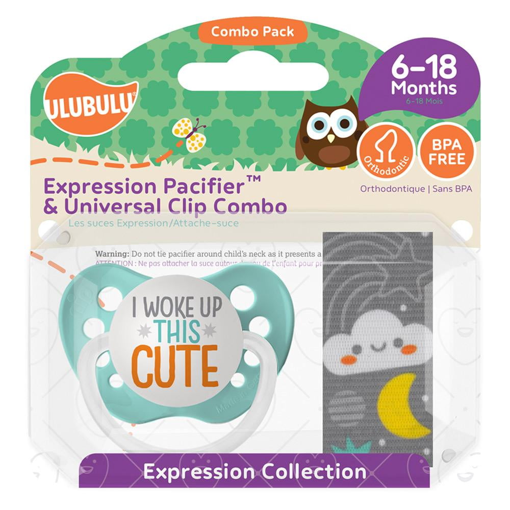 I/"m New Here Ulubulu Pacifiers 6-18 months 1 Blue 1 White Worth the Wait