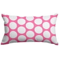 thumbnail image 3 of Majestic Home Goods Decorative Hot Green Large Polka Dot Small Pillow, 3 of 5