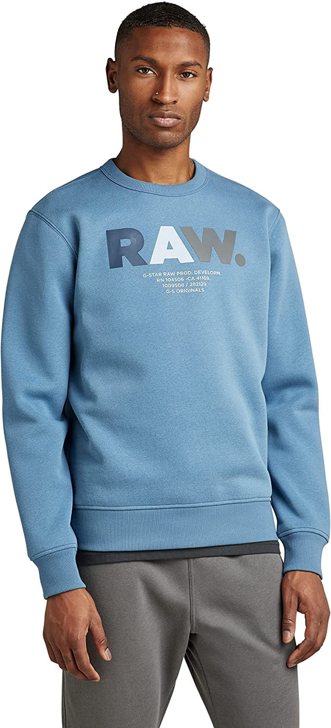 bibliotekar mus Række ud G-Star Raw Mens Premium Graphic Crew Neck Sweatshirt SKBL-XL - Walmart.com