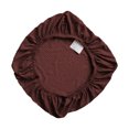 thumbnail image 4 of Chair Cushion Cover Seat Covers Backrest Protector Soild Home Kitchen Chairs Use Color Adjustable Dirt-Resistant for Banquet Home Kitchen Brown, 4 of 9