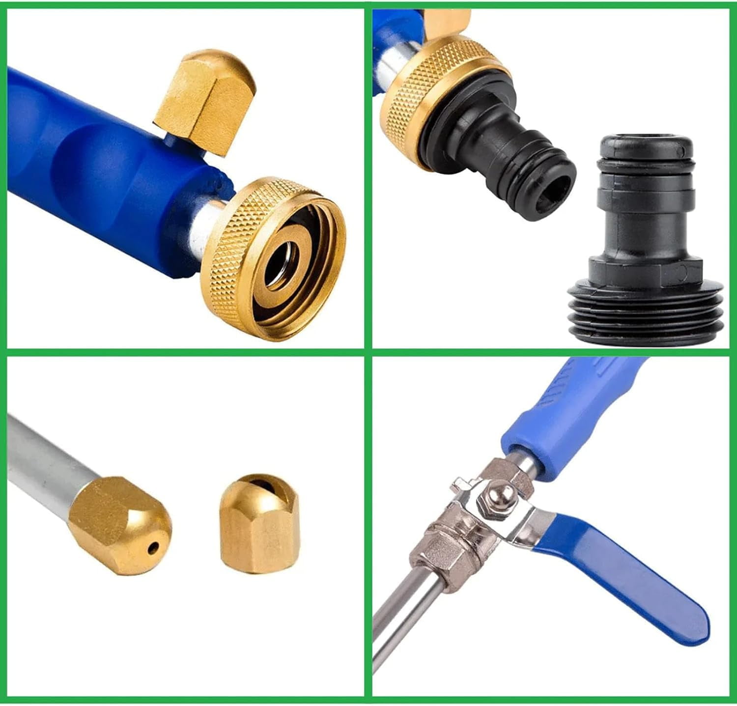 Jetsono Ressure Washer, Jetsono High Pressure Surface Cleaning Power Compact and Lightweight, with Hose Quick Connectors, for Floor Wall Fence Cleaning Garden Watering