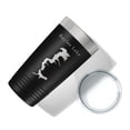 thumbnail image 5 of Bayles Lake Map Tumbler Travel Mug Insulated Laser Engraved Coffee Cup Illinois 20 oz Black, 5 of 5