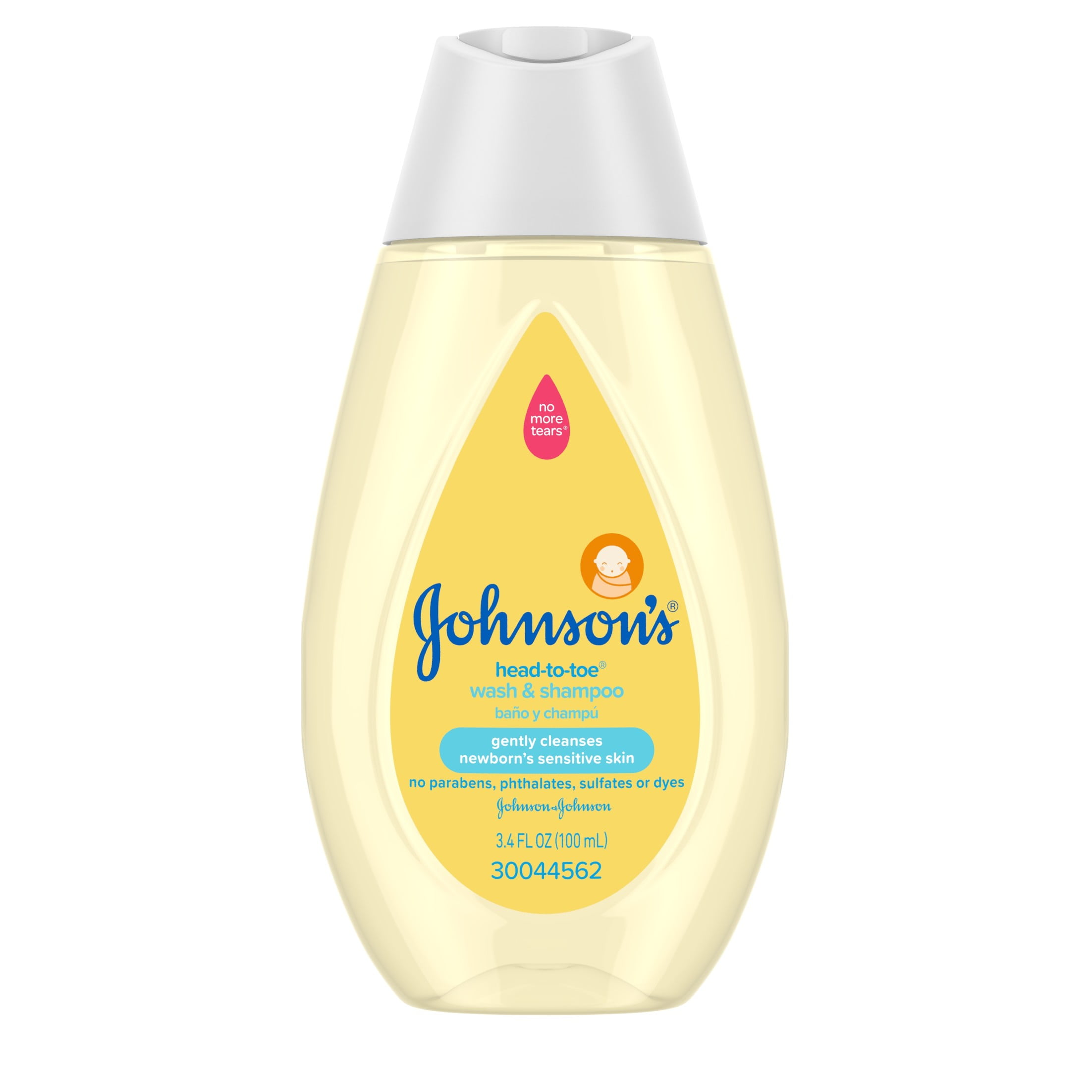 Johnson's Baby Head-To-Toe 2-in-1 Baby Wash & Shampoo, 3.4 fl. oz