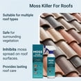 thumbnail image 2 of Multi-Surface Roof Moss & Algae Cleaner Spray – Spray, Rinse, Rinse & Shine! 4FL.Oz Roof Moss Remover, Long-Term Protection for Roofs Shingles (3Set), 2 of 6