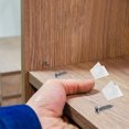 thumbnail image 3 of 120 Sets Premium Plastic Corner Gussets Sturdy Corner Braces Corner Brackets, 3 of 8