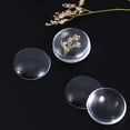 thumbnail image 4 of Phlegsive 60 Clear Glass Gems for Jewelry Making - 25mm Flat Back Round Beads, 4 of 5