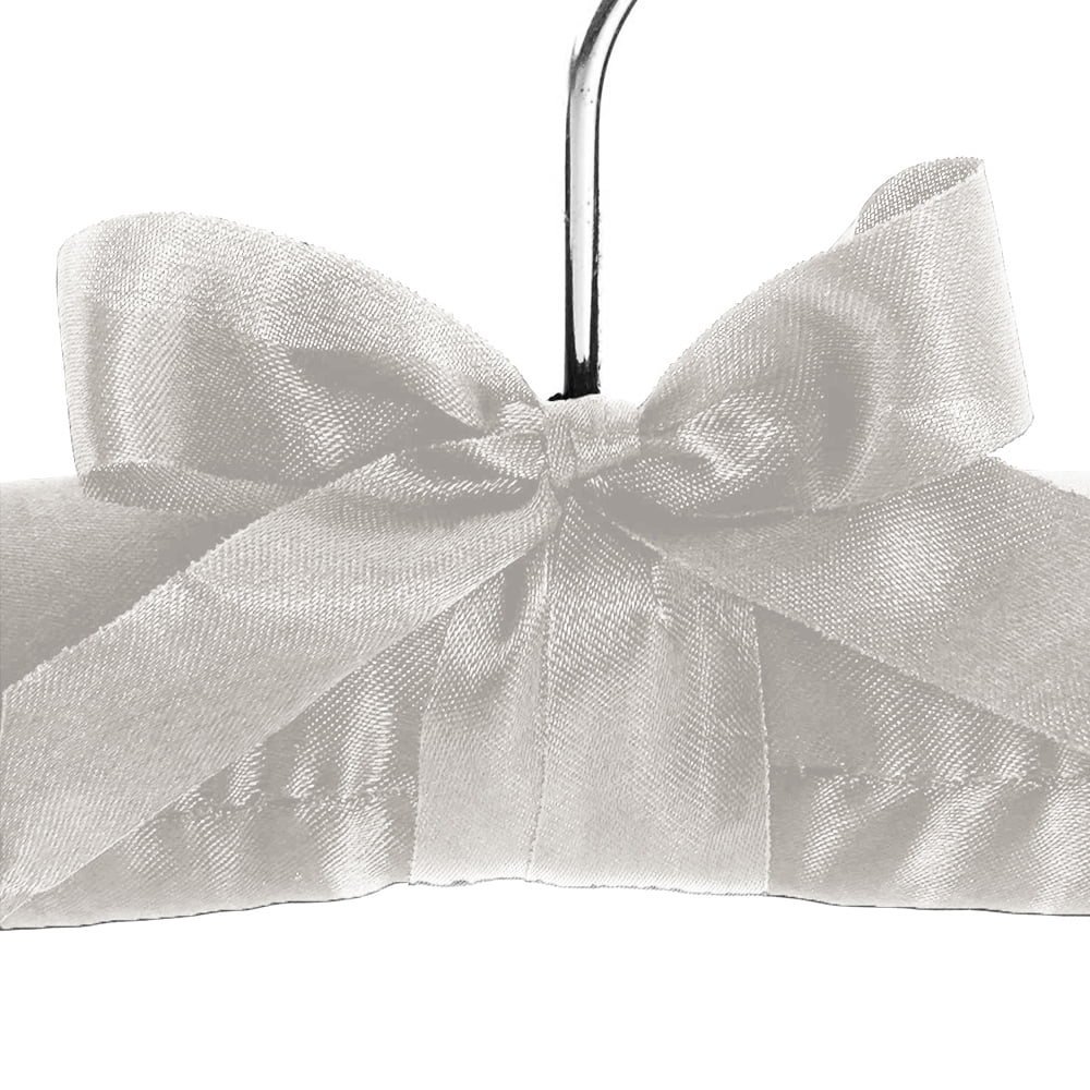  Cabilock 10pcs Padded Cloth Hanger Wooden Hangers Soft Fabric  Foam Hanger Non Slip Satin Canvas Covers No Shoulder Bump Hangers for  Bridal Wedding Dress Lingerie (Random Pattern) : Home & Kitchen