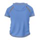 thumbnail image 5 of Men's Solid Color Three Button Hooded Raglan Shirt Top M, 5 of 5