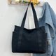 thumbnail image 4 of Bolsa de mamá de ocio para mujer bolsa organizadora de pañales para recién nacidos con múltiples bolsillos negro, 4 of 8