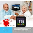 thumbnail image 6 of Voice-Activated Touchscreen Alarm Clock with Adjustable Color LCD - Multi-Generational Bedside Companion for Kids/Students/Elderly, Energy-Efficient Wake-Up System with Temperature Display, 6 of 6