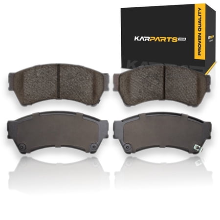 KarParts360 For Ford Fusion 2006-2012 Brake Pads | Ceramic | Mechanical Pad Wear Sensor | 58.9 Millimeters / 2.32 Inches Inner Height