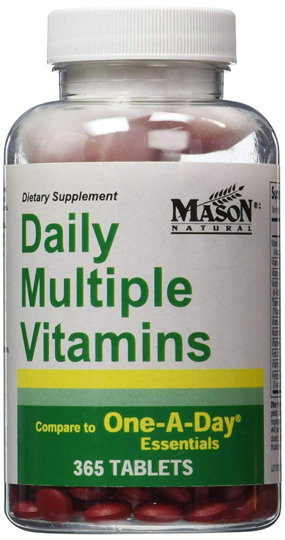 DAILY MULTIPLE VITAMINS compare to ONE A DAY ESSENTIALS, Multivitamins