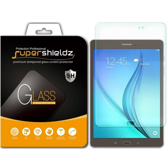 [1-Pack] Supershieldz for Samsung Galaxy Tab A 9.7 Inch Tempered Glass Screen Protector, Anti-Scratch, Anti-Fingerprint, Bubble Free