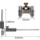 thumbnail image 2 of Regla De Trazado De Madera, Arco Lineal, Calibre De Doble Propósito, Herramientas Multifuncionales De Trazado De Carpintería Monstrate HA035804-00, 2 of 6