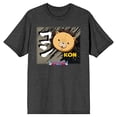 thumbnail image 4 of Bleach Kon Head And Kanji Logo Men's Charcoal Heather T-shirt-Small, 4 of 6