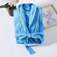 thumbnail image 4 of Otoño Invierno bata de lana Coral bata de baño extendida de manga larga ropa de casa distribuible, 4 of 5