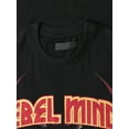 thumbnail image 3 of Hat and Beyond Men's Image Print Mental Cassette Tape Sequin Tee Shirt, 3 of 6