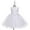 White, variant on XBASW Kids Bbay Girls Pageant Princess Flower Dress Toddler Prom Puffy Ball Party Gowns for Girls 2-10T