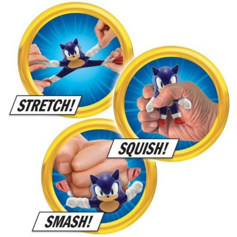 Heroes of Goo Jit Zu Classic Sonic the Hedgehog Hero - Stretch Sonic, 5  inch Tall, Boys, Ages 4+ 