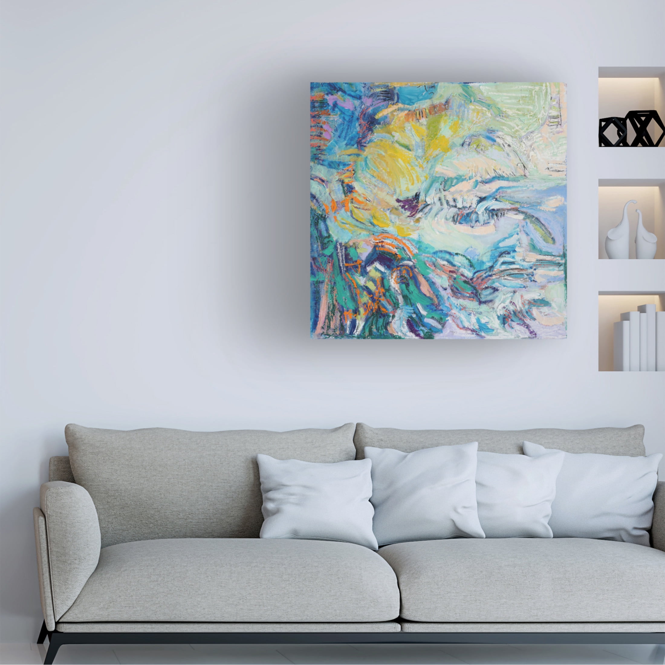 Trademark Fine Art Dorothy Fagan New Pathways II Canvas Wall Art