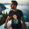 thumbnail image 5 of Men Oversize T-ShirtSkull (41) Summer Casual Short Sleeve Crew Neck Loose Tee Tops XS-5XL, 5 of 5