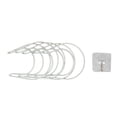 thumbnail image 1 of Over Door Wall Storage Rack Organizer Clothes Bag Multifunction Hanger Coats Scarves Straps Hook Stand Hat, 1 of 9