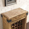 thumbnail image 4 of Crosley Roots Îlot de Cuisine Bistro avec Porte-Bouteilles en Brun Clair, 4 of 11