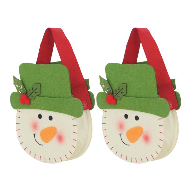 Bolso De Regalo De Navidad, 2 Bolsas De Regalo De Navidad Ligeras Y Suaves, Bolsa De Regalo Memorable Y Duradera, Hermosa Para Decoración De Fiestas Navideñas Para Muñecas Para ANGGREK Otros