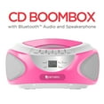 thumbnail image 3 of Ematic Bluetooth CD Boombox, Pink, EBB9224, 3 of 10