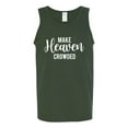 thumbnail image 2 of Wild Bobby Make Heaven Crowded Inspirational/Christian Men Graphic Tank Top, Forest Green, 3X-Large, 2 of 5