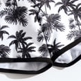 thumbnail image 4 of hengsof Girls Summer Fashion Printed Two Piece Swimsuit Set Long Sleeve Zip Up Rash Guard Elastic Waist Shorts Swimsuit with Built in Pads Surf Beach Vacation Swimsuit Set, 4 of 7
