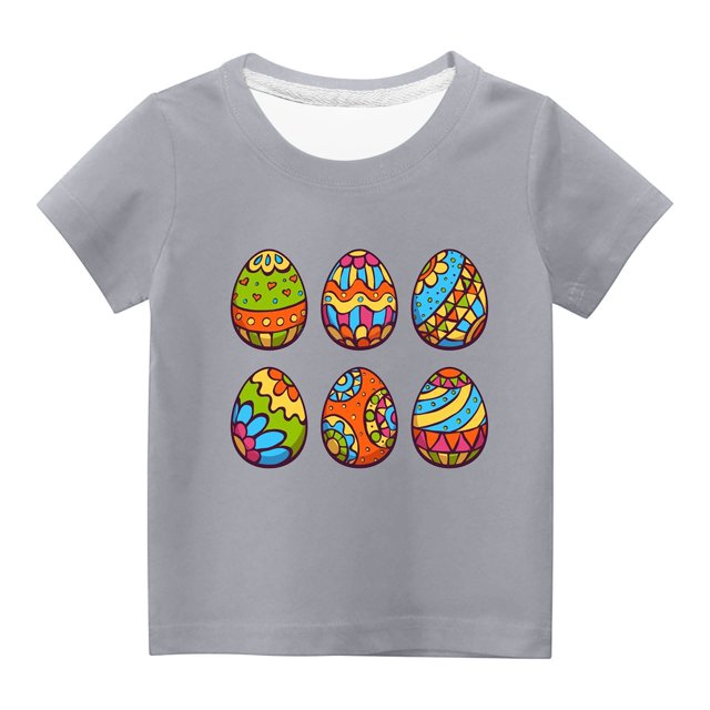 SDNall Hauts Mignons pour Femmes Tout-Petits Enfants Garçons Filles Mignon Col Rond Imprimé Manches Courtes Haut Femmes Manches Courtes Hauts,Hauts Manches Courtes pour Femmes,Cadeaux Fille Tout-Petit