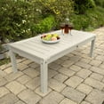 thumbnail image 2 of Highwood Adirondack Coffee/Conversation Table - 24" W x 48" L x 16" H, Outdoor, Eco-friendly, Synthetic Wood, 2 of 4