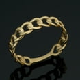 thumbnail image 3 of KoolJewelry 14k Yellow Gold 4.5 mm Curb Link Ring (size 6), 3 of 4