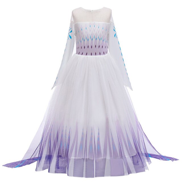 Christmas Girls Dress Party Vestidos Kids Clothing Elsa Costume Dress Snow Queen Anna Elza 2 Cosplay Dresses Ball Gown yaoshenbao LED