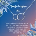 thumbnail image 3 of Anavia Forgiveness Gift for Girlfriend, Please Forgive Me Card Necklace, Apology Card, ask for forgiveness Necklace Jewelry Card Gift-[Silver Infinity Double Ring, Blue-Orange Gift Card], 3 of 3