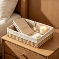 thumbnail image 7 of Dvumao Vines Woven Storage Basket, Polyester Clothing Storage Basket, Multi-Purpose Storage Tray, 7 of 7