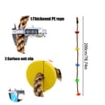thumbnail image 3 of Colorful Climbing Rope 6.5ft With 5 Knotted Foot Kids Rope For Slackline Obstacle Course Accessories Kids Swing Set Backyard Play, 3 of 4