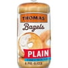 Thomas' Plain Pre-sliced Bagels, 6 count, 20 oz Bag