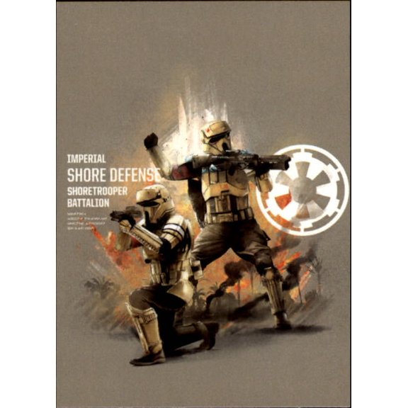 Collectible 2017 Star Wars Rogue One Series Two Prime Forces #PF5 Shoretrooper Official Trading Card