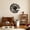 Black, variant on 1 Piece Kitchen Theme Vinyl Record Wall Clock, Silent Wall Clock, Suitable for Living Ro