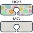 thumbnail image 5 of 3Pcs SKYSONIC Faucet Absorbent MatColored Easter Eggs Dots Washable Counter Drying Pads Behind Faucet, 5 of 7